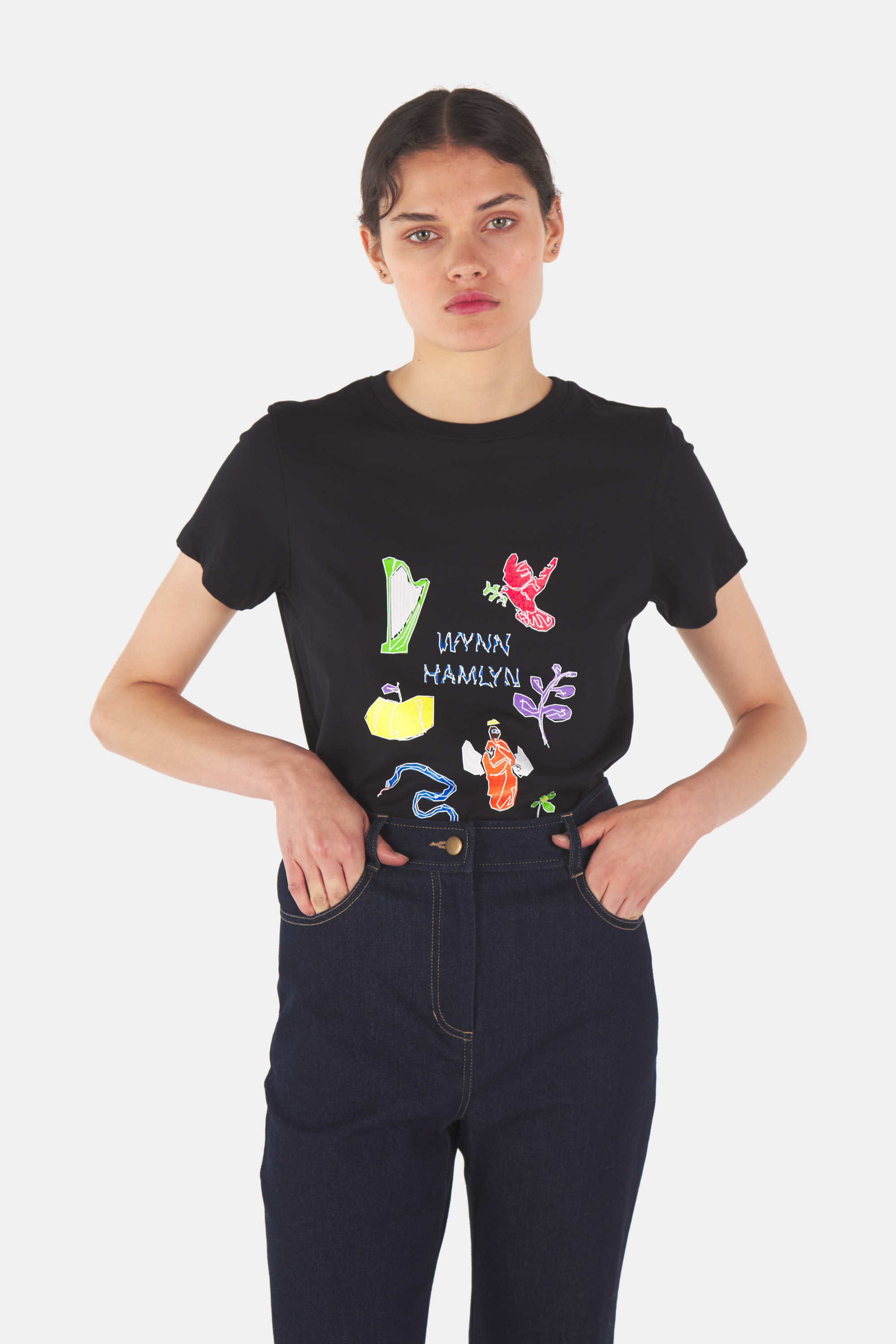 Wynn Hamlyn x Fashion & Textiles Black T