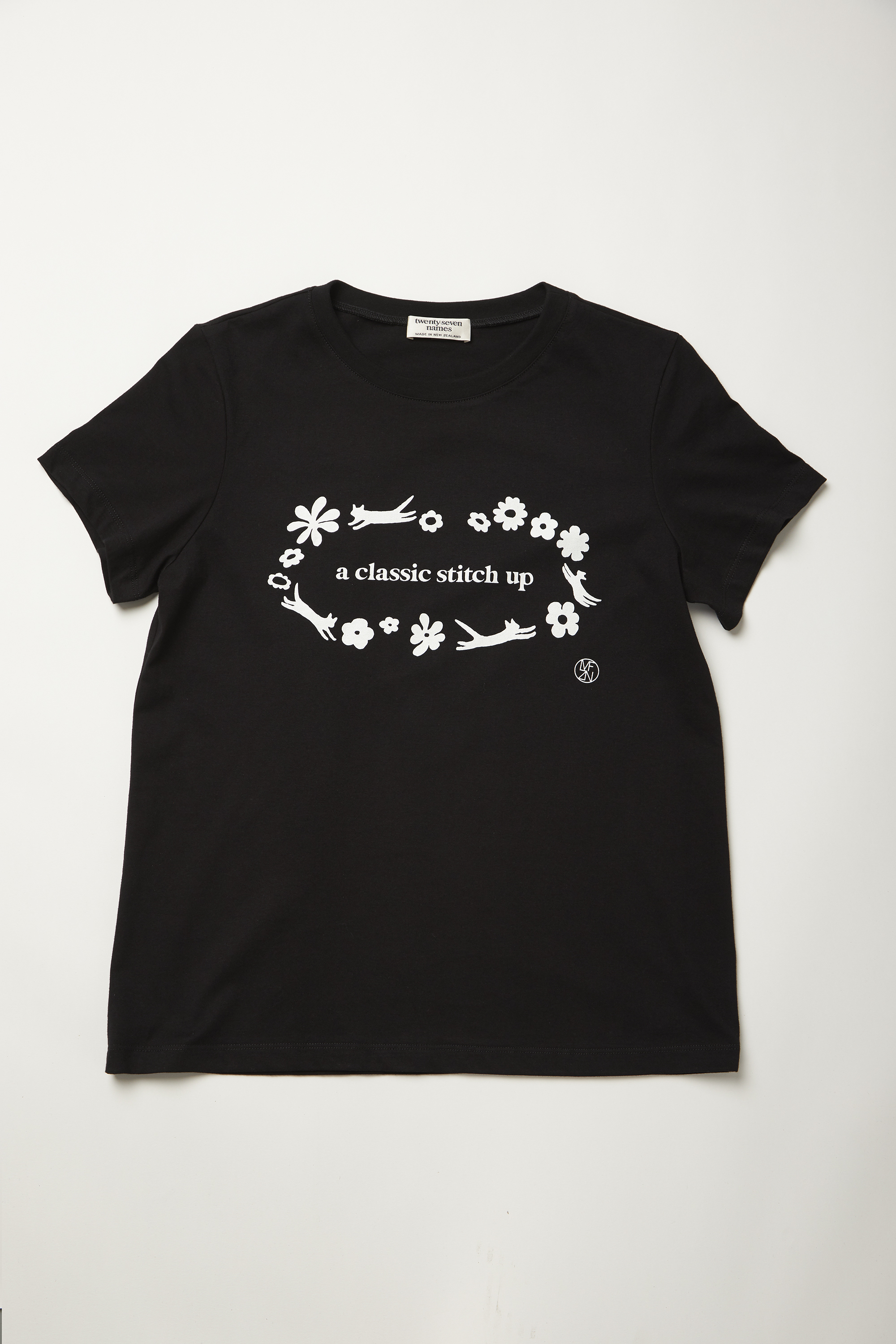 Twenty Seven Names x Fashion & Textiles Black T
