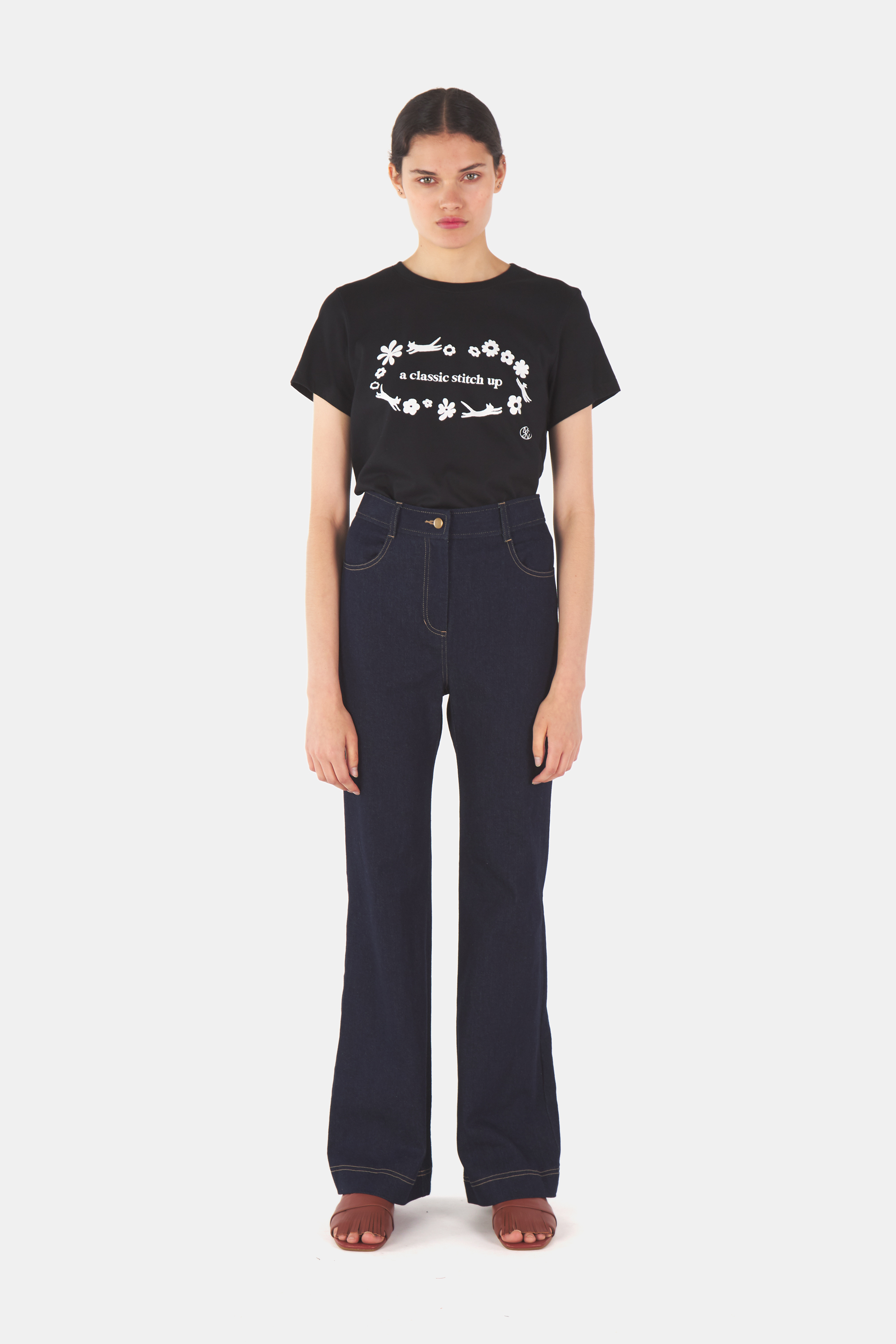 Twenty Seven Names x Fashion & Textiles Black T