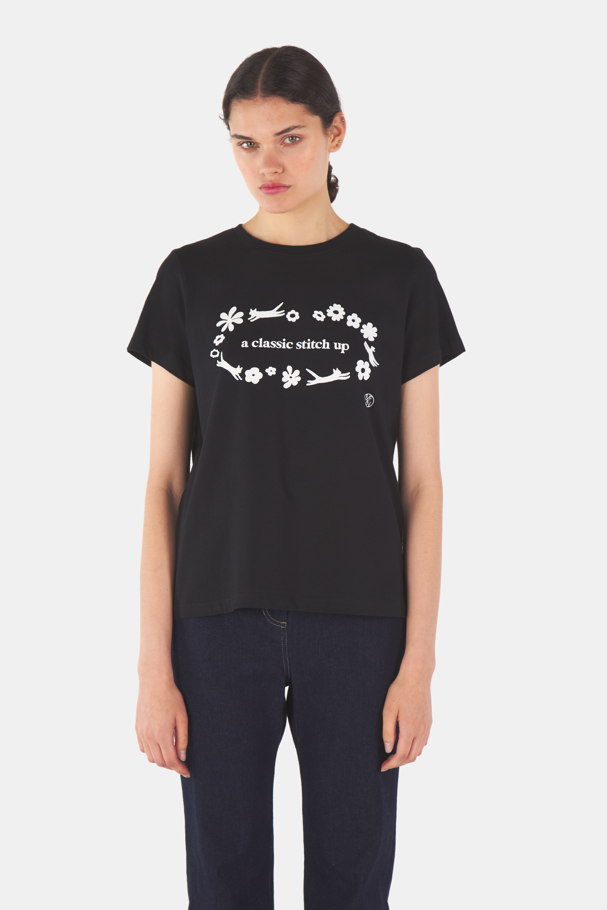 Twenty Seven Names x Fashion & Textiles Black T