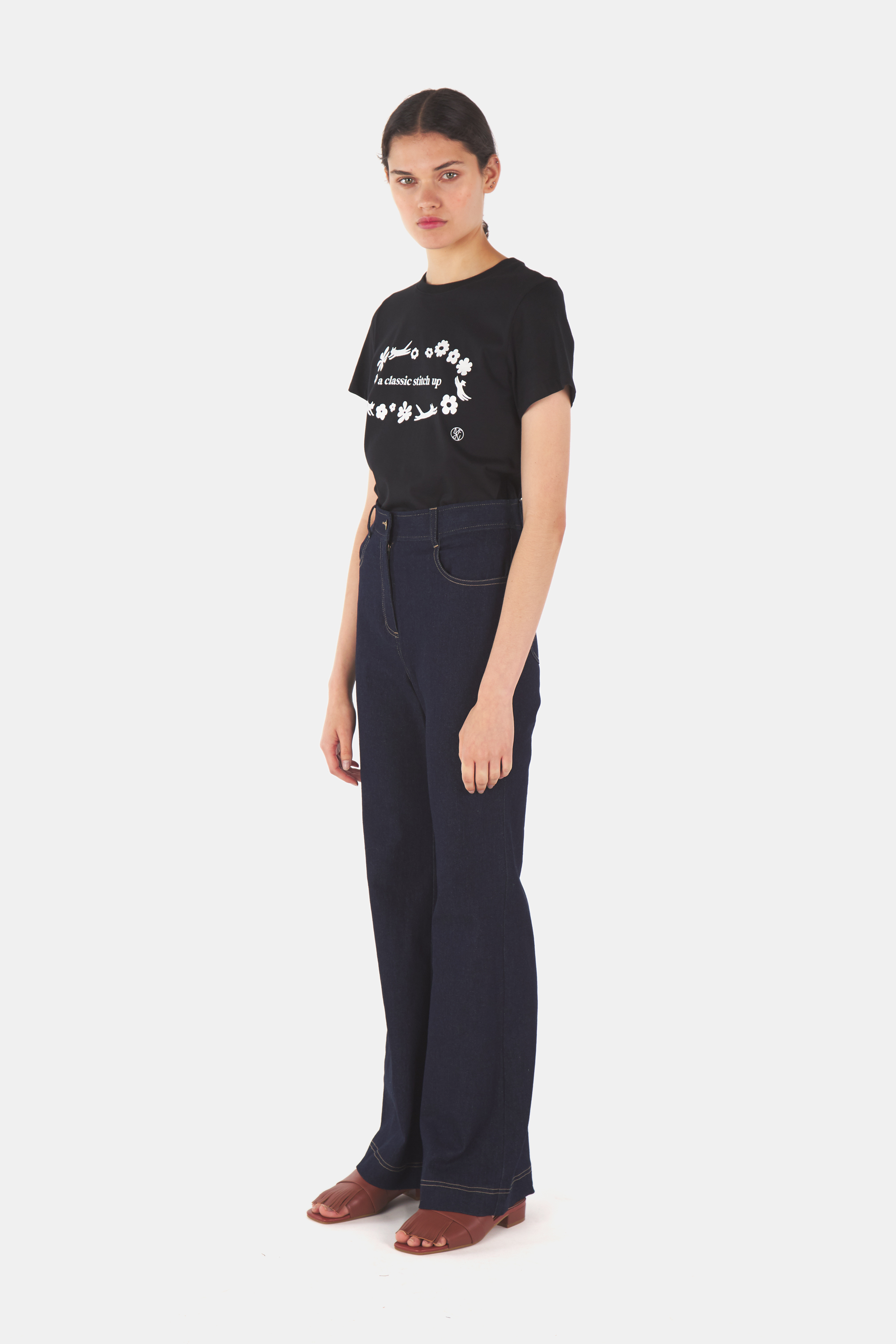 Twenty Seven Names x Fashion & Textiles Black T